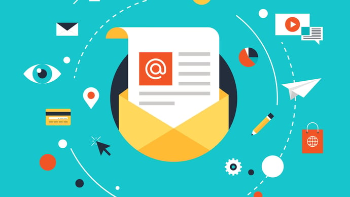 Die Graphik zeigt, dass HubSpot E-Mail Marketing vielfältig genutzt werden kann.