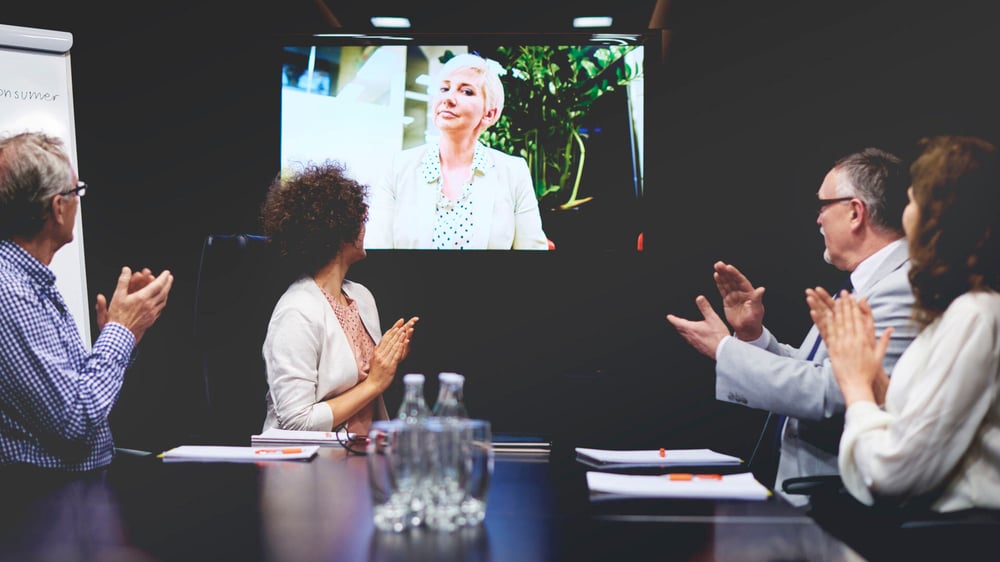 Firma nutzt HubSpot Meetings, um gemeinsame Video-Calls zu gestalten.